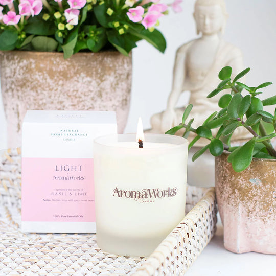 Light Range Basil & Lime Candle 30cl Medium