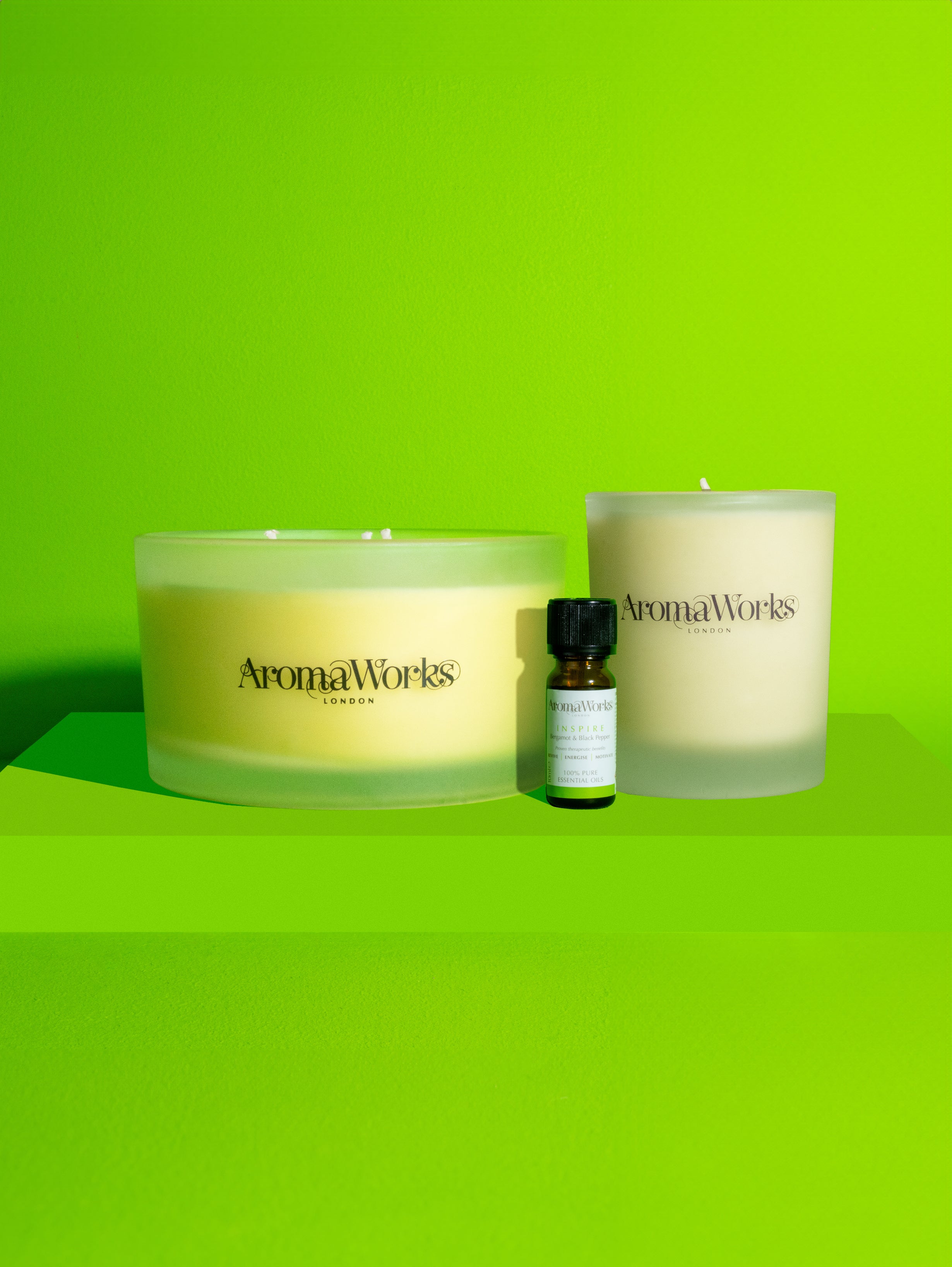 Light Range Lemongrass & Bergamot 30cl + Inspire Bundle