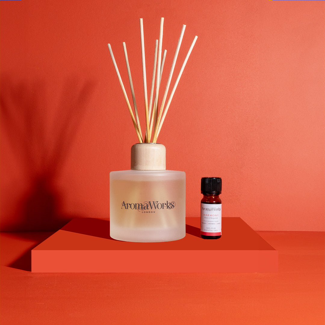 Light Range Lemongrass & Bergamot Diffuser + Harmony Essential Oil