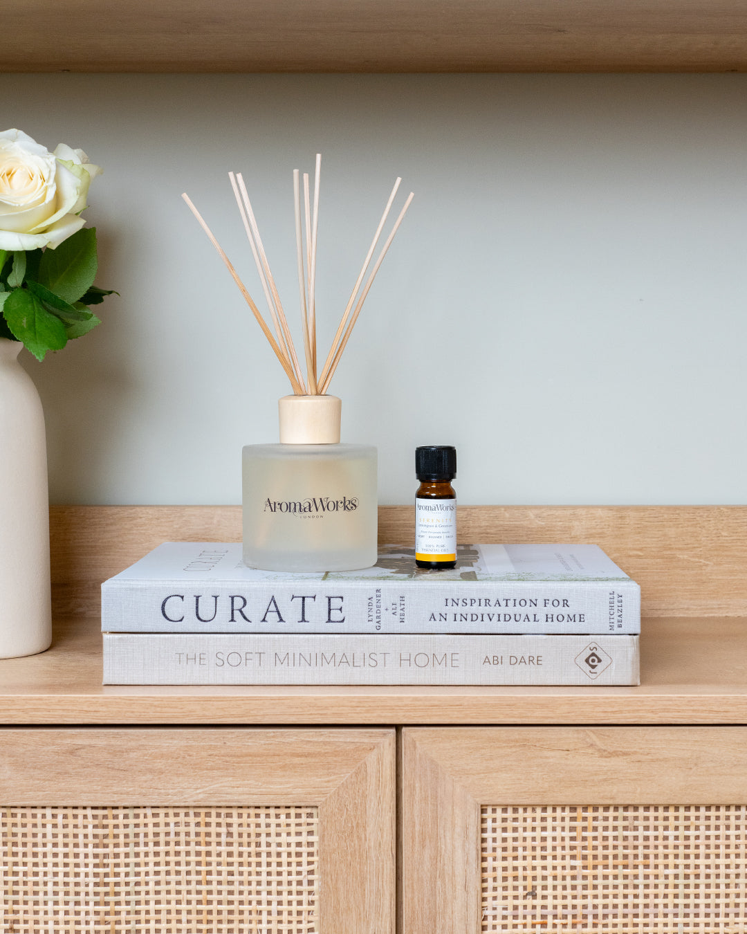 Light Range Lemongrass & Bergamot Diffuser + Serenity Essential Oil