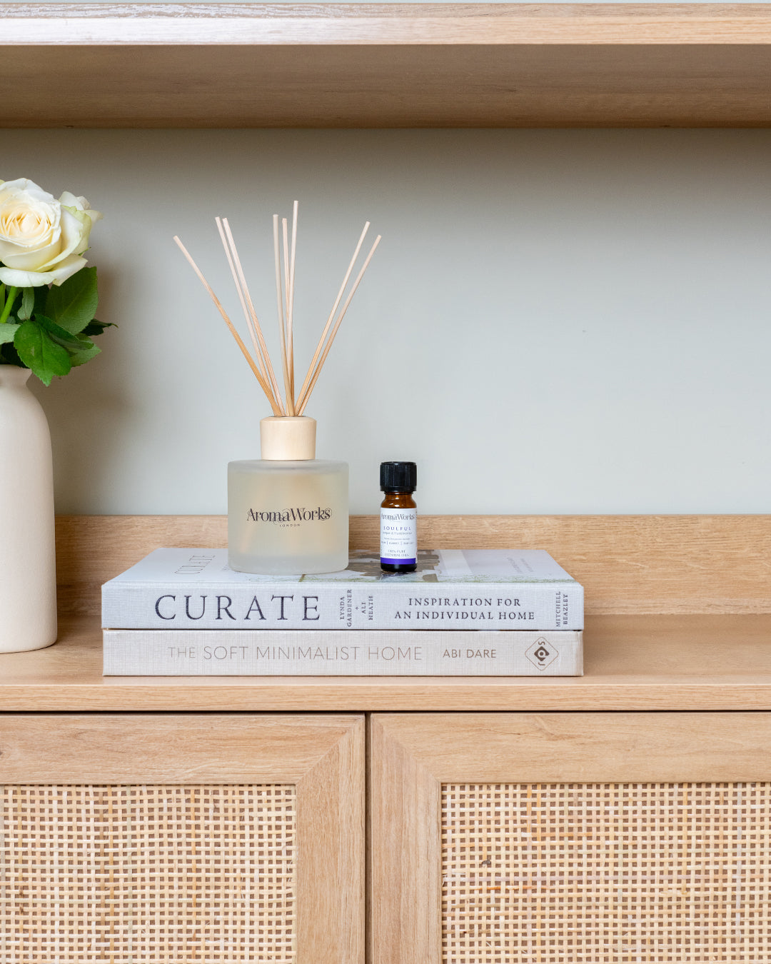 Light Range Lemongrass & Bergamot Diffuser + Soulful Essential Oil