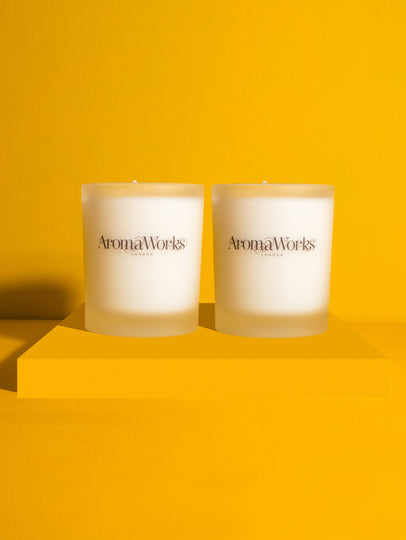 Light Range Lemongrass & Bergamot 30cl Candle + Serenity 30cl Candle