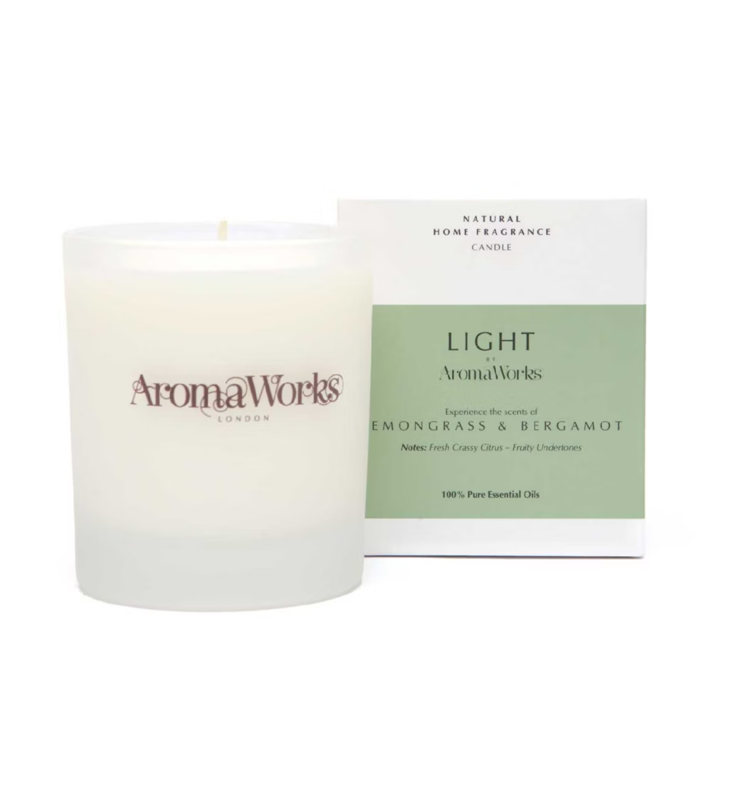 Light Range Lemongrass & Bergamot Candle 30cl Medium